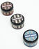 Image #1 - Boot Barn Southwestern Print 4oz Tin Candle Gift Set - 3 Pack, Black, hi-res