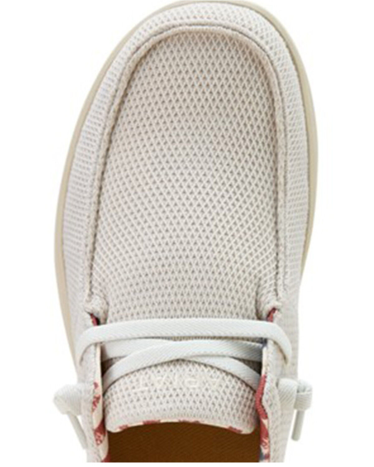 Image #4 - Ariat Men's Hilo Mesh Casual Shoes - Moc Toe, Ivory, hi-res