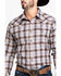 Image #4 - Stetson Men's Dobby Med Plaid Long Sleeve Western Shirt, , hi-res