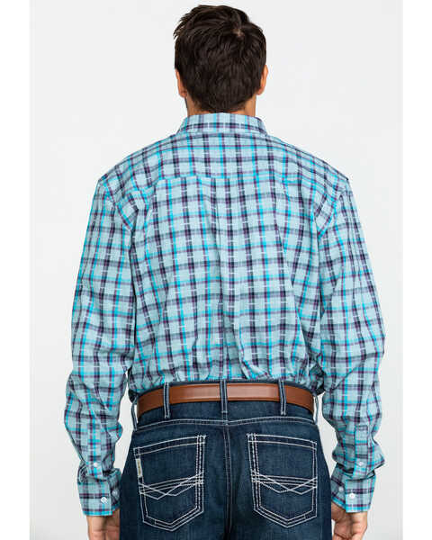 Image #2 - Cody James Core Men's Newberry Plaid Long Sleeve Western Shirt , , hi-res