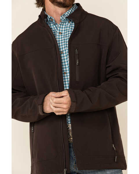 Image #3 - Cody James Men's Brown Steamboat Softshell Bonded Zip Front Jacket -  Big , , hi-res