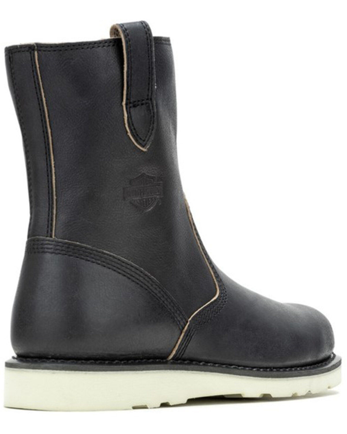 Image #2 - Harley Davidson Men's Aldredge 8" Casual Boots - Round Toe, Black, hi-res