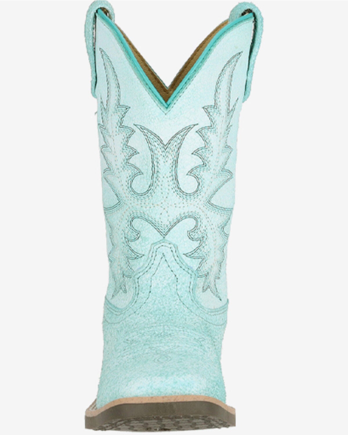 Image #3 - Smoky Mountain Girls' Painted Prairie Performance Western Boots - Broad Square Toe, Blue, hi-res