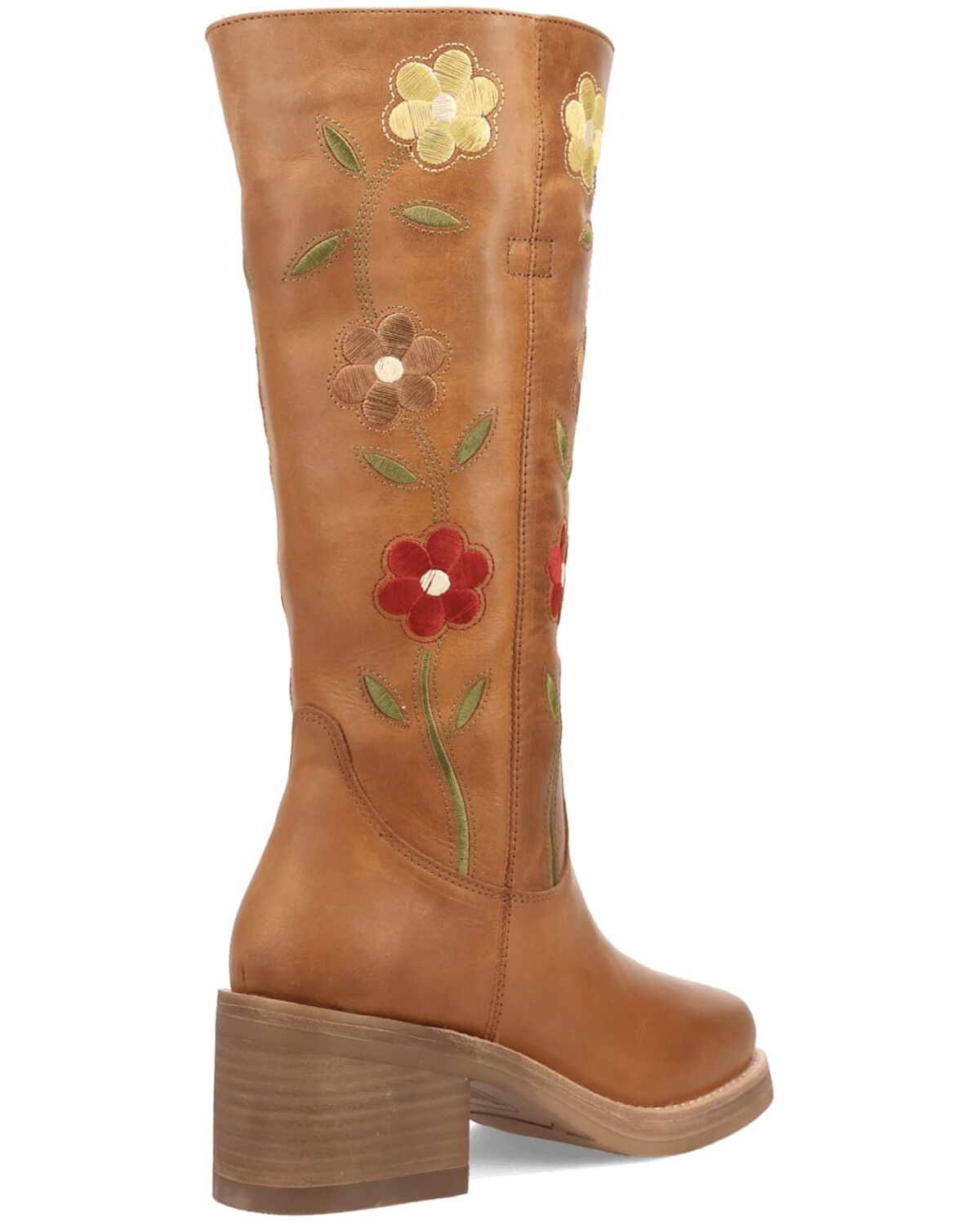 Image #5 - Dingo Women's Floral Bloom Fashion Boots - Round Toe, Tan, hi-res