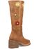 Image #5 - Dingo Women's Floral Bloom Fashion Boots - Round Toe, Tan, hi-res
