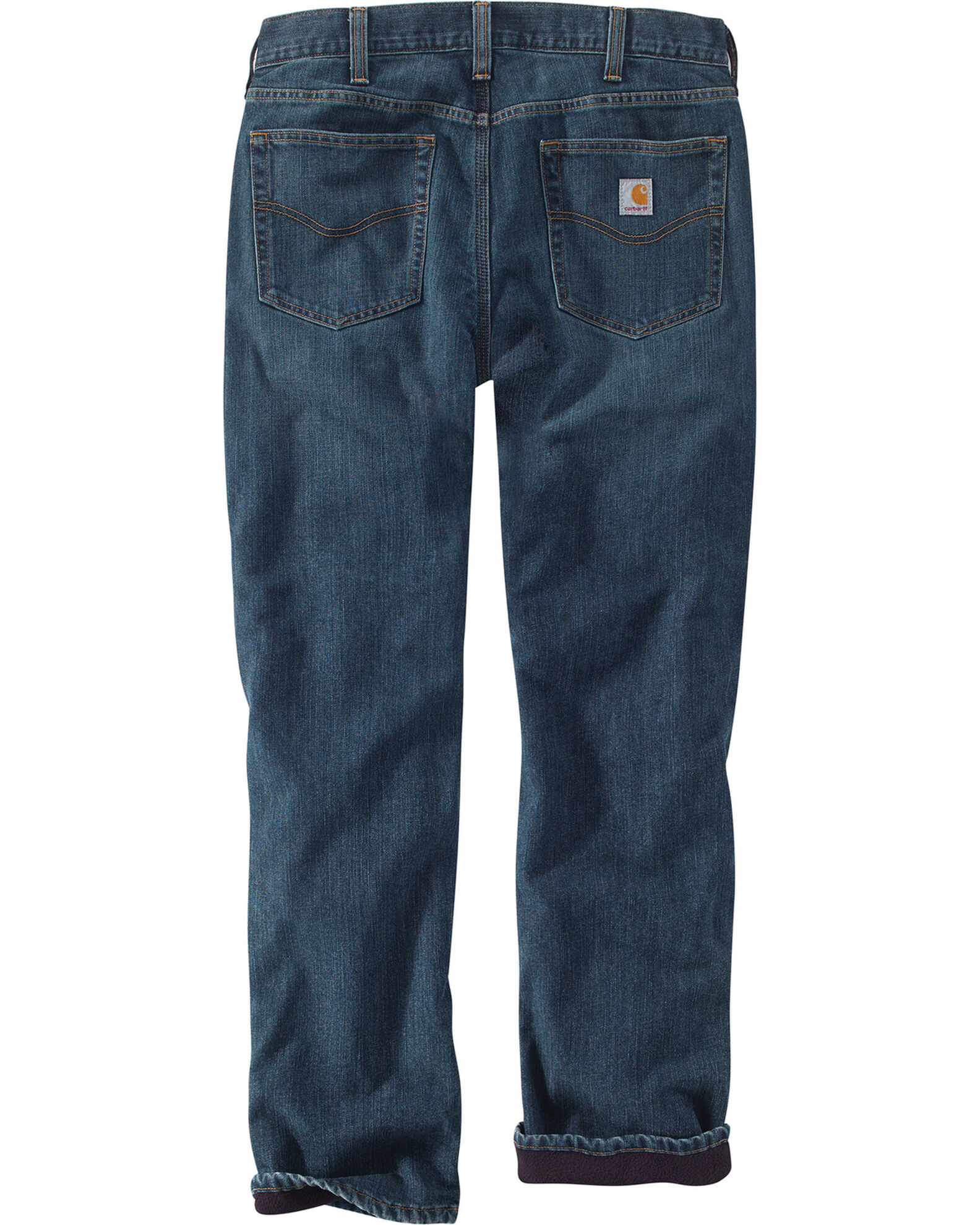 Carhartt fleece lined jeans hotsell