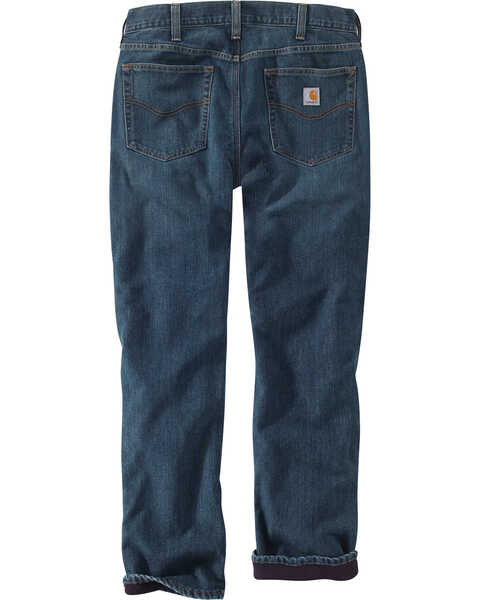 Image #1 - Carhartt Men's Fleece Lined Holter Jeans - Straight Leg , , hi-res