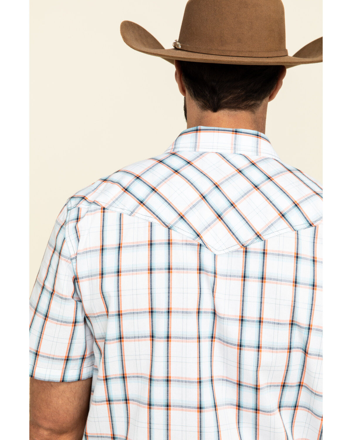 Image #5 - Cody James Men's Neon Glow Plaid Short Sleeve Western Shirt , , hi-res