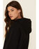 Ruby's Rubbish Women's She's A Good Girl USA Seal Graphic Hooded Sweatshirt , Black, hi-res