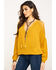 Image #3 - Shyanne Women's Solid Lace Peasant Top, , hi-res