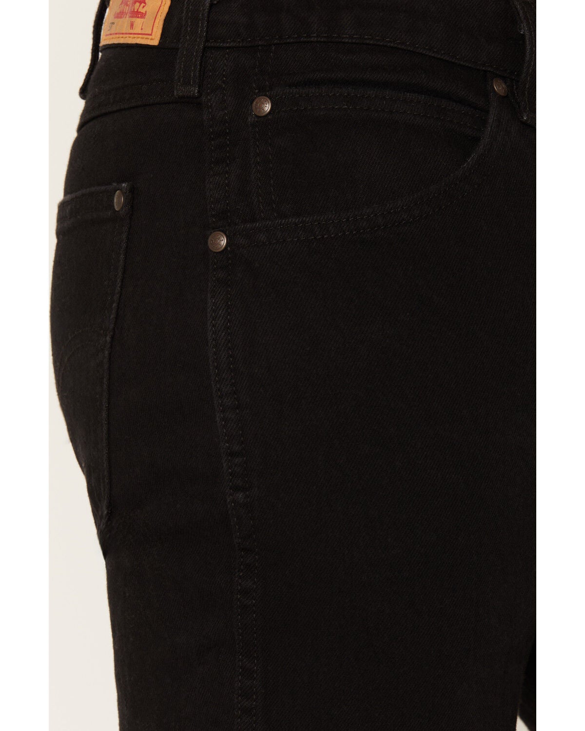 Image #2 - Levi's Men's 537 Western Bootcut Stretch Denim Jeans, Black, hi-res
