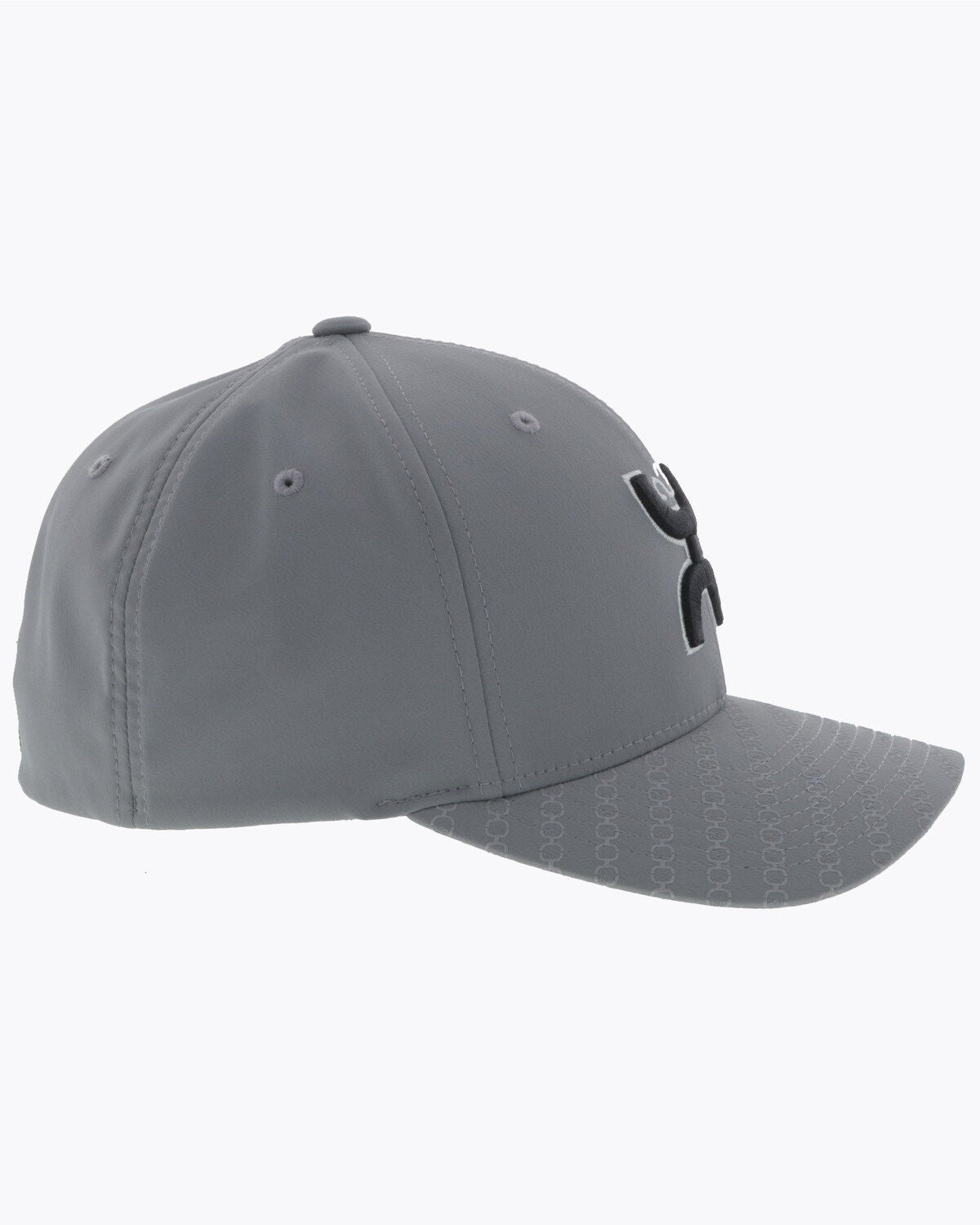 Image #4 - HOOey Men's Gray Solo III Flex Fit Ball Cap , , hi-res