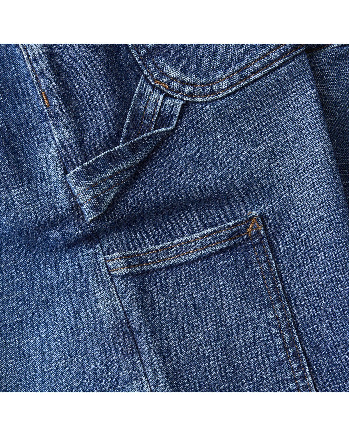 Image #3 - Carhartt Women's Dark Wash Carpenter Denim Jeans, Dark Wash, hi-res