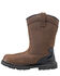 Image #3 - Avenger Men's Waterproof Western Work Boots - Soft Toe, Brown, hi-res