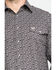 Panhandle Select Men's Tan Poplin Print Long Sleeve Western Shirt , Tan, hi-res