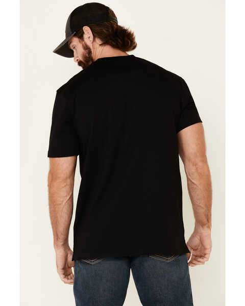 Wrangler Men's Riggs Short Sleeve Pocket T-Shirt, Black, hi-res