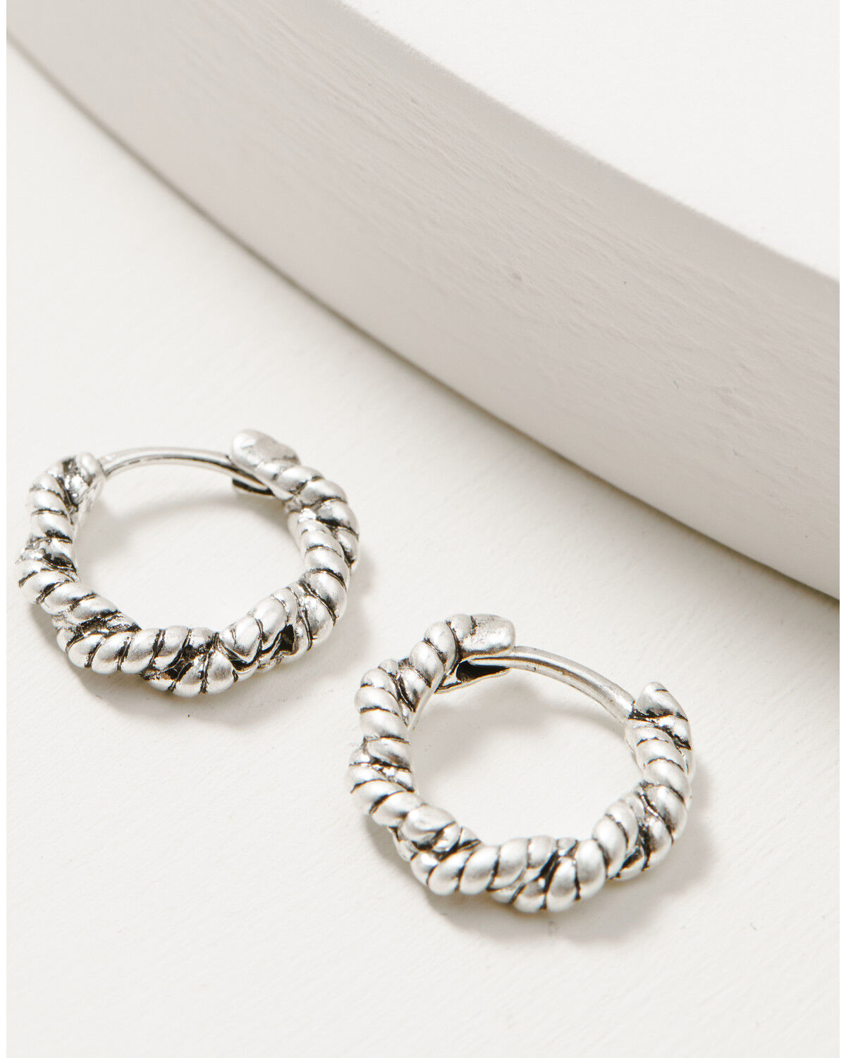 Image #2 - Lainey Wilson Women's Little Bitta Luck Horseshoe Hoop Earrings Set - 3 Piece, Silver, hi-res