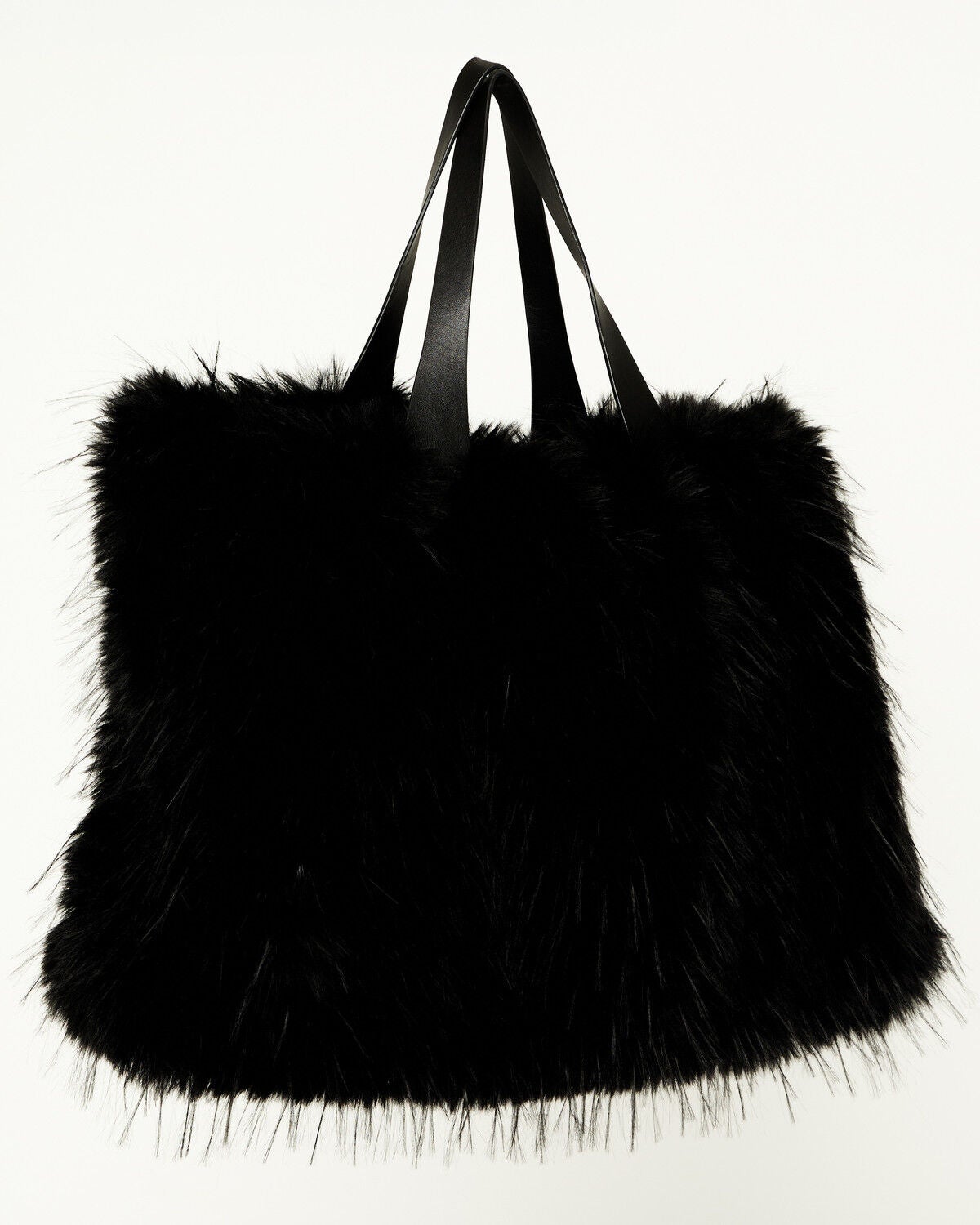 Image #3 - Azalea Wang Women's Confidante Faux Fur Bag, Black, hi-res