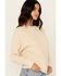 Image #2 - Cleo + Wolf Women's Waffle Knit Long Sleeve Top, Oatmeal, hi-res