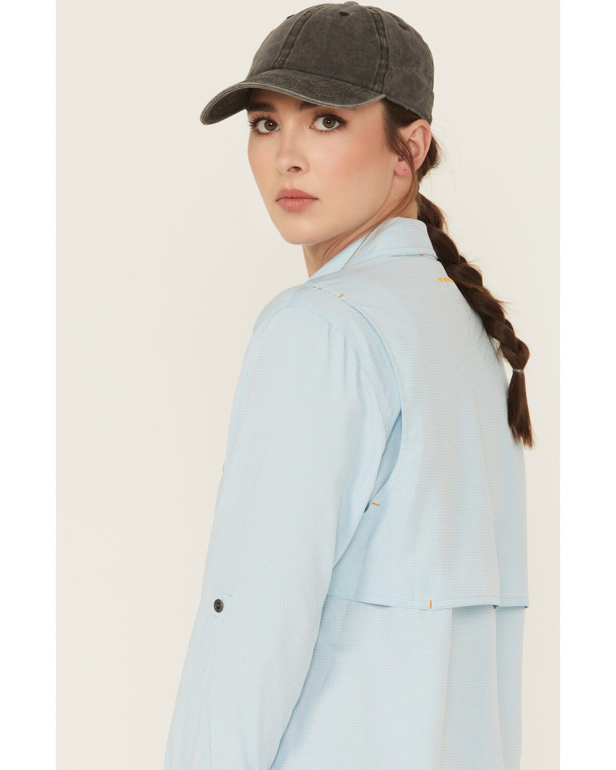 Image #2 - Ariat Women's Rebar Made Tough VentTEK Long Sleeve Work Shirt, Blue, hi-res