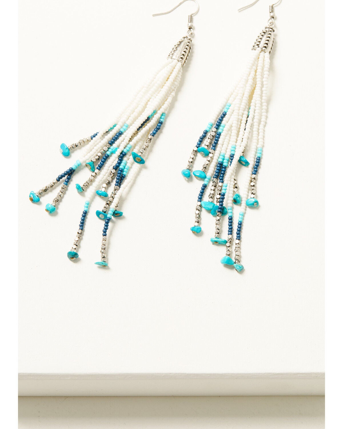 Shyanne Women's Wildheart Beaded Fringe Earrings, Turquoise, hi-res