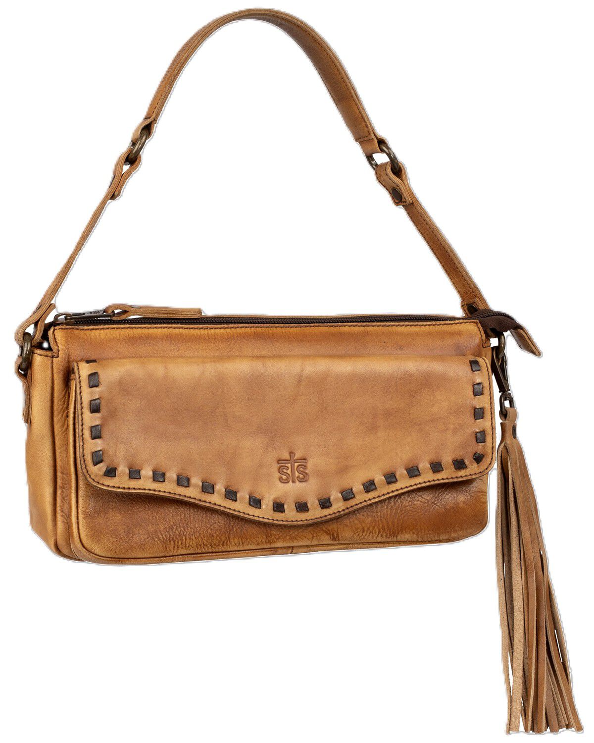 Image #1 - STS Ranchwear By Carroll Women's Bandera Shoulder Bag, Caramel, hi-res