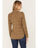 Image #4 - Shyanne Women's Plaid Print Long Sleeve Flannel Button-Down Shirt, Olive, hi-res