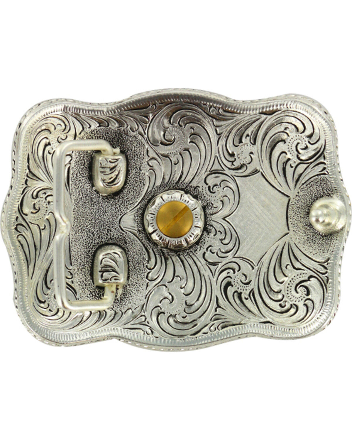 Image #2 - Cody James Men's Rectangular Louisiana Belt Buckle, Multi, hi-res