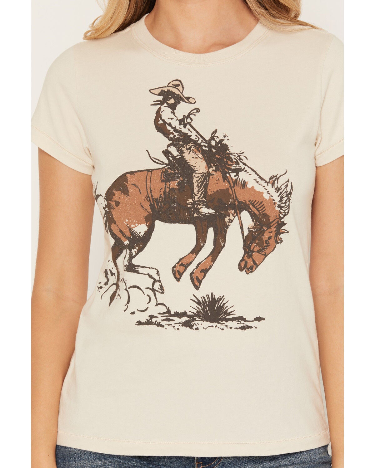 Image #3 - Shyanne Women's Remi Short Sleeve Graphic Tee, Natural, hi-res