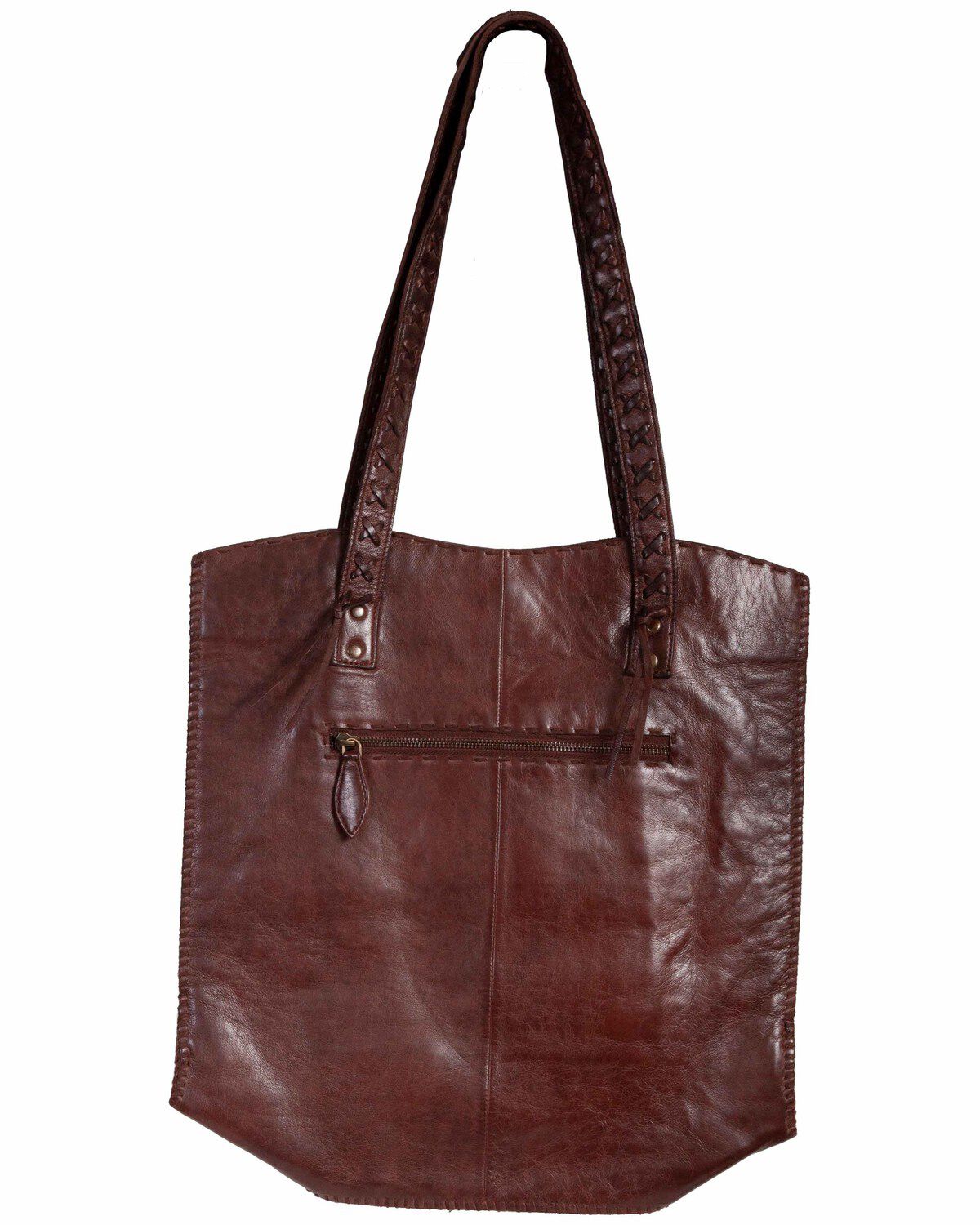 Scully Women's Leather Handbag, Chocolate, hi-res