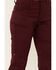 Image #2 - Wrangler Women's Slim Fit Utility Pants, Maroon, hi-res