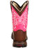 Image #7 - Lil' Durango Toddler Girls' Let Love Fly Western Boots, Brown, hi-res