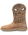 Double H Men's Phantom Rider Western Work Boots - Composite Toe, Brown, hi-res