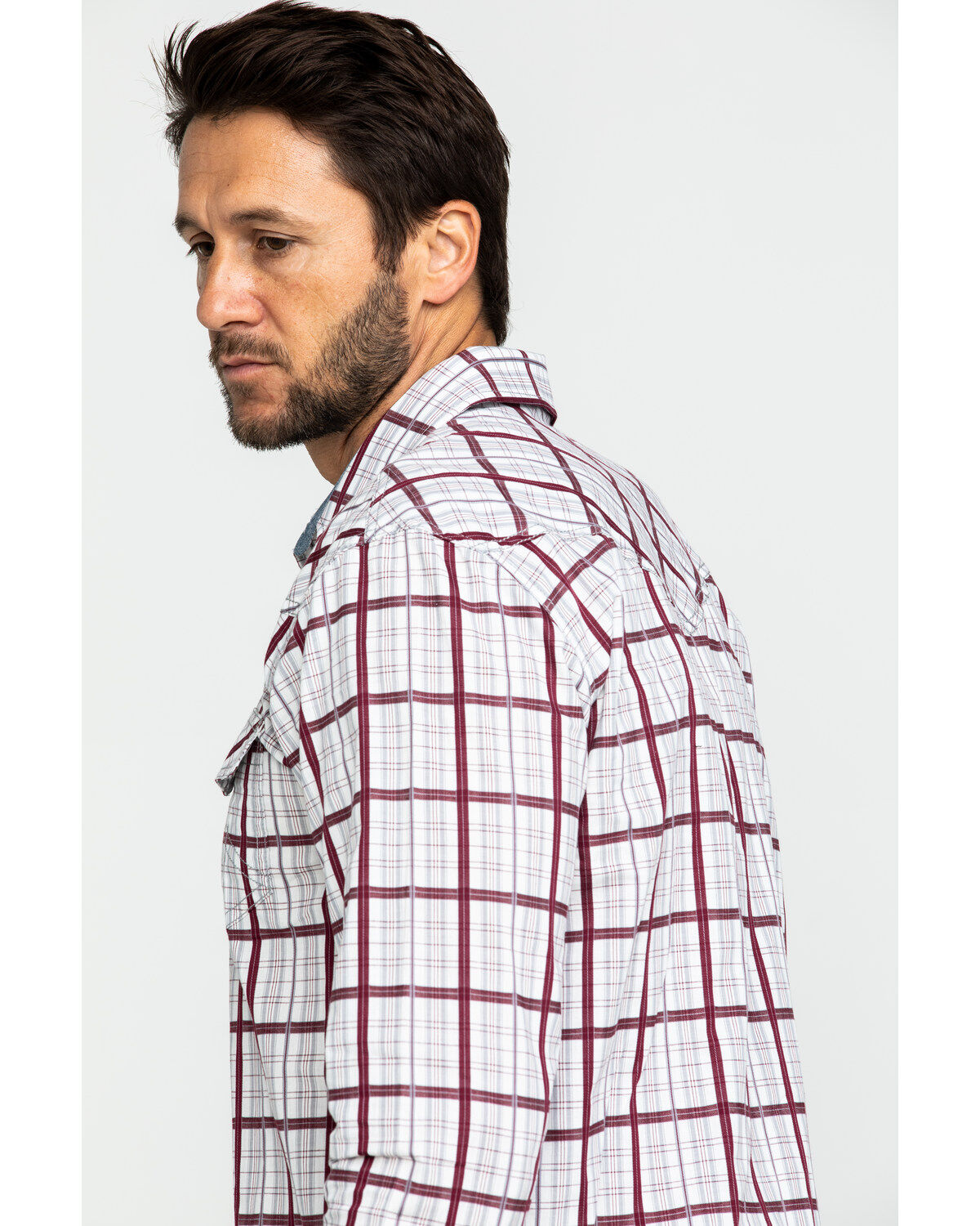 Image #5 - Cody James Men's Far Country Med Plaid Long Sleeve Western Shirt , , hi-res