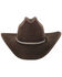 Image #2 - Cody James® Men's Ramrod 3X Low Cattleman Pro Rodeo Felt Hat, Chocolate, hi-res