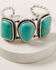 Idyllwind Women's The Perfect Trio Turquoise Cuff Bracelet, Silver, hi-res