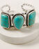 Image #2 - Idyllwind Women's The Perfect Trio Turquoise Cuff Bracelet, Silver, hi-res