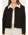 Image #3 - Levi's Women's Original Sherpa Lined Snap Trucker Denim Jacket, Black, hi-res