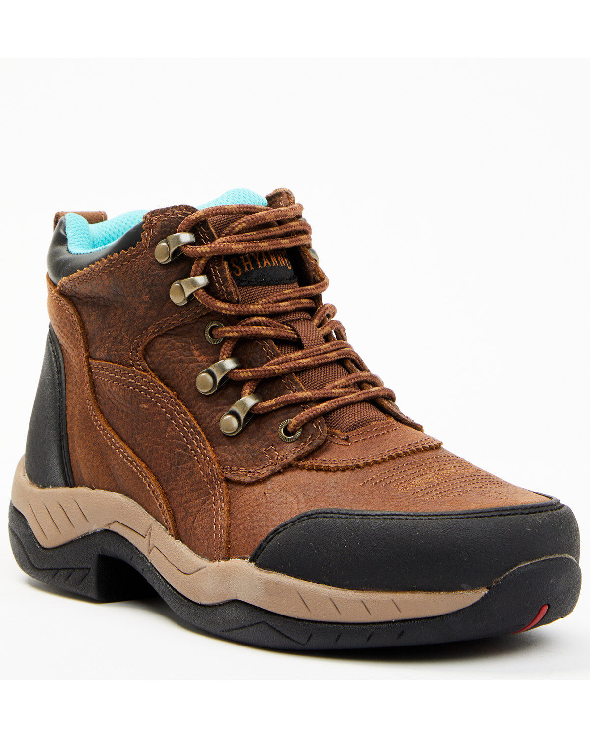 Shyanne Women's Endurance Hiking Boots - Round Toe, Brown, hi-res