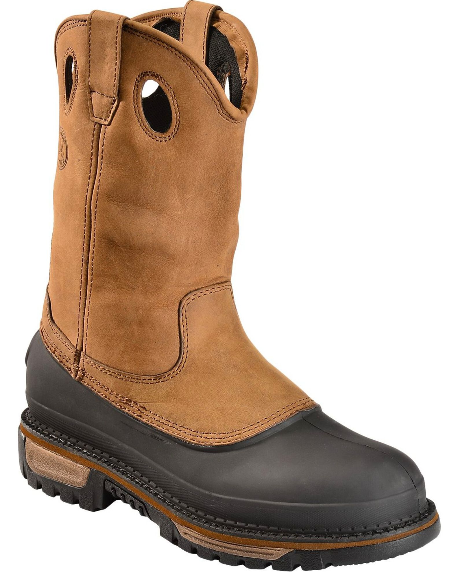 Image #1 - Georgia Men's Muddog Steel Toe Wellington Boots, , hi-res