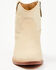 Image #4 - Lucchese Women's Lilah Western Booties - Round Toe, Cream, hi-res