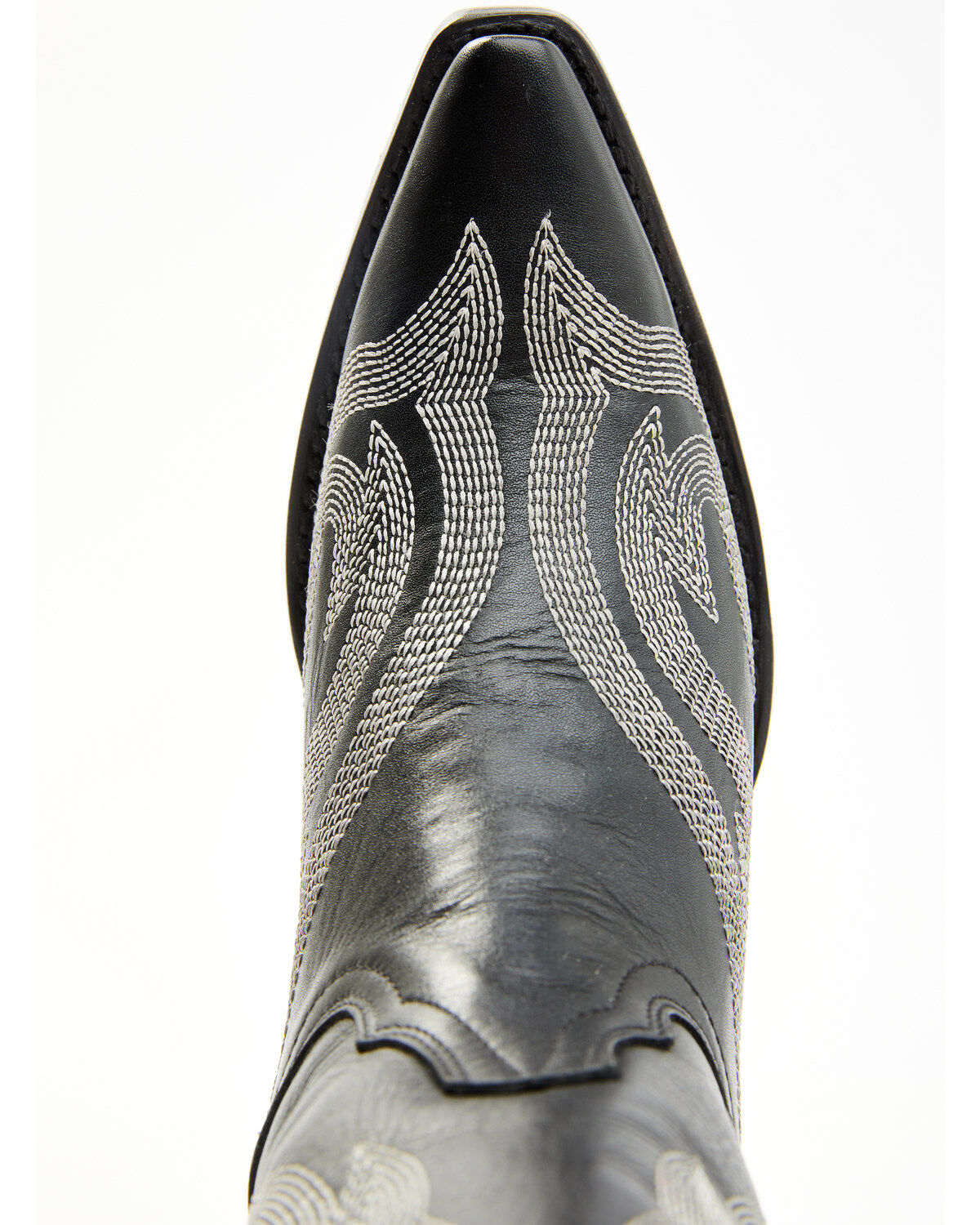 Image #6 - Planet Cowboy Women's Psychedelic Lines On The Highway Leather Western Boot - Snip Toe, Black, hi-res