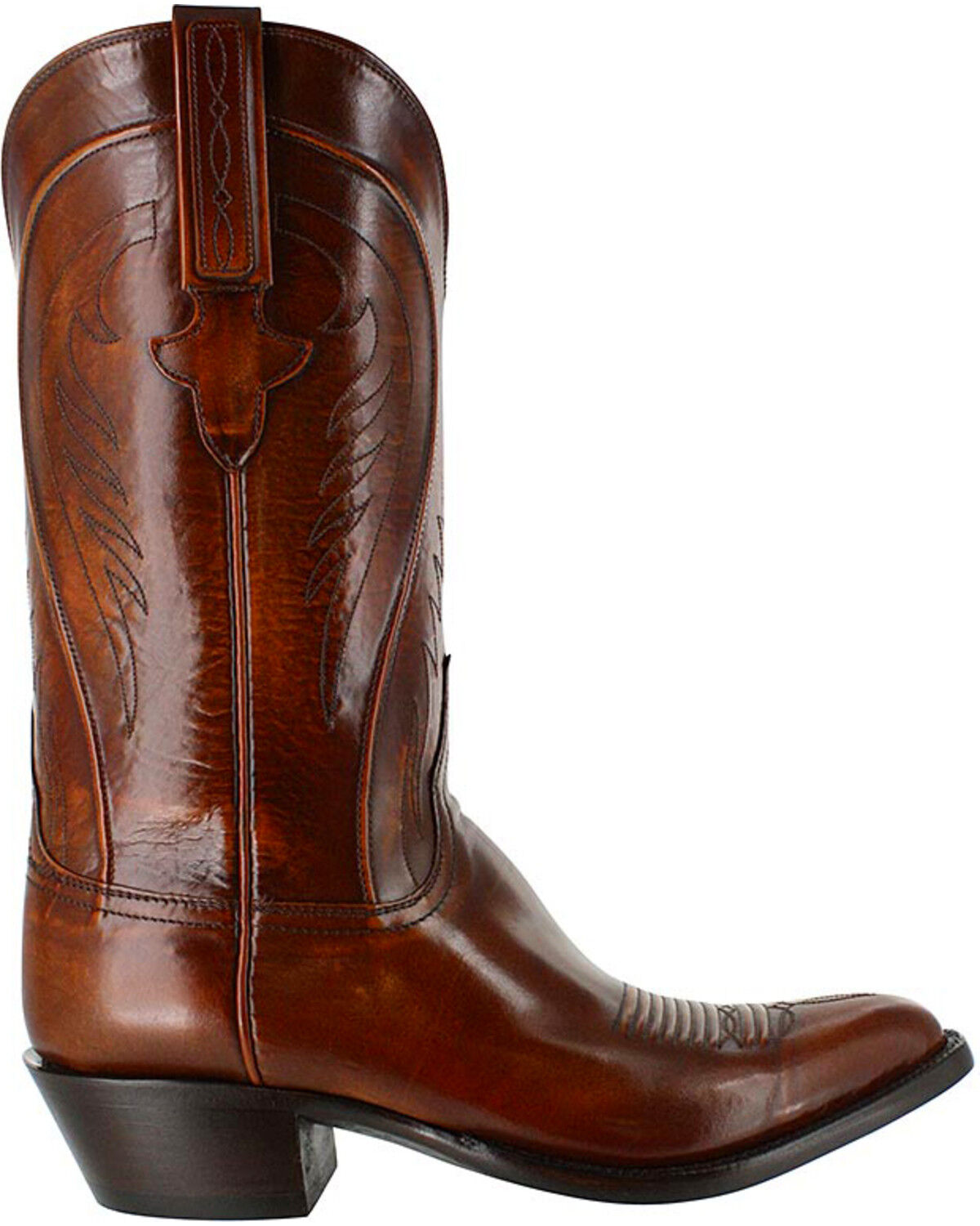 Lucchese men's embroidered western boots clearance