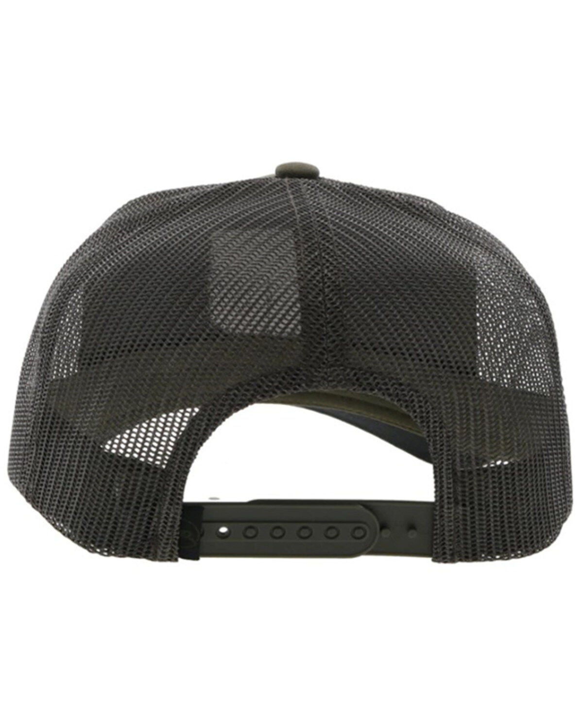 Image #2 - Hooey Men's Tibbs Roughy Patch Trucker Cap, Olive, hi-res