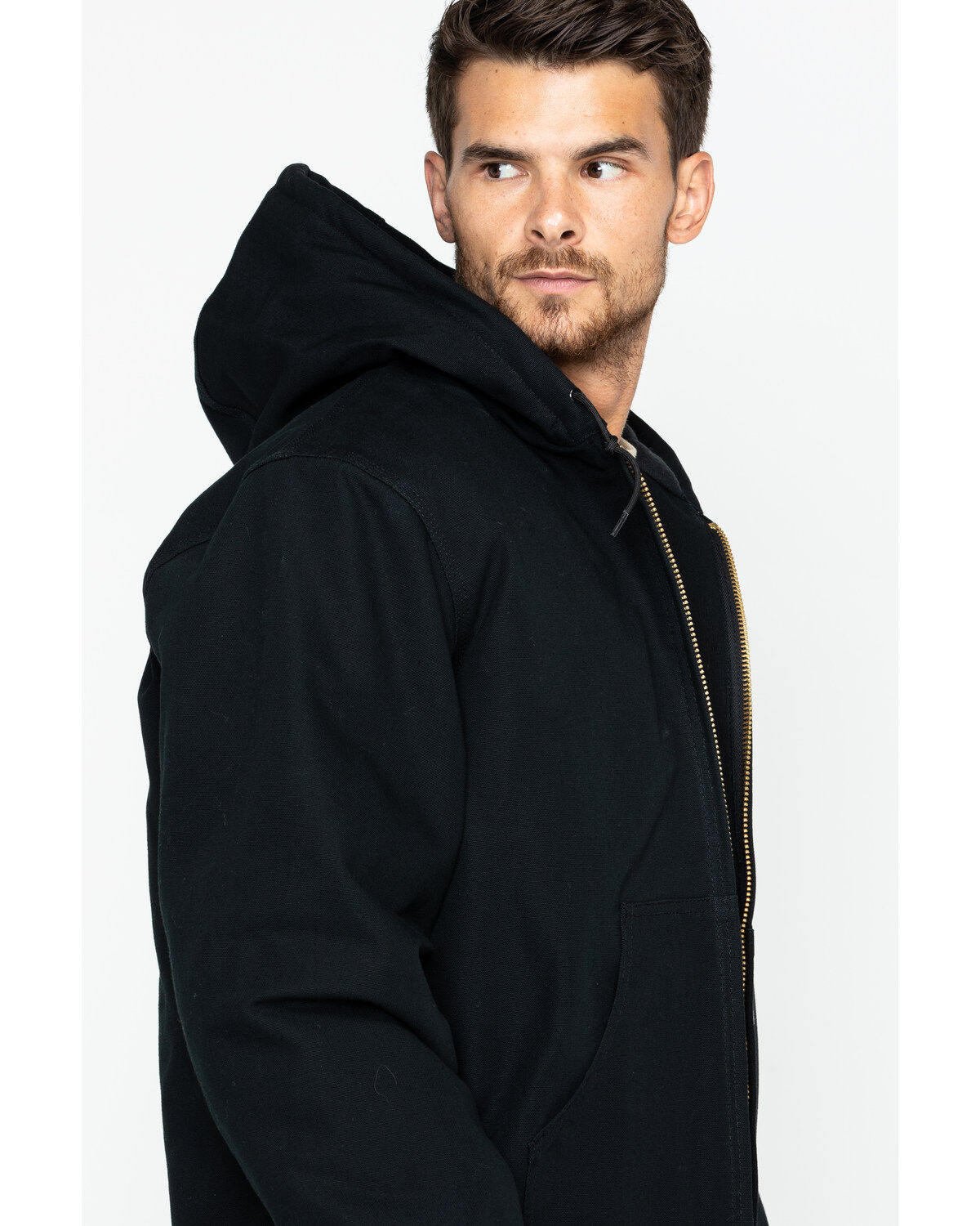 Carhartt Men's Duck Active Zip Front Work Jacket | Boot Barn Carhartt Men's Duck Active Zip Front Work Jacket | Boot Barn