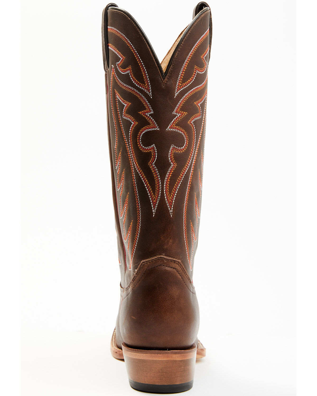 Image #5 - Justin Men's Brindle Western Boots - Square Toe, Brown, hi-res