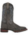Laredo Men's 11" Winfield Western Boots - Broad Square Toe, Grey, hi-res
