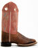 Cody James Boys' Inlay Western Boots - Broad Square Toe, Brown, hi-res