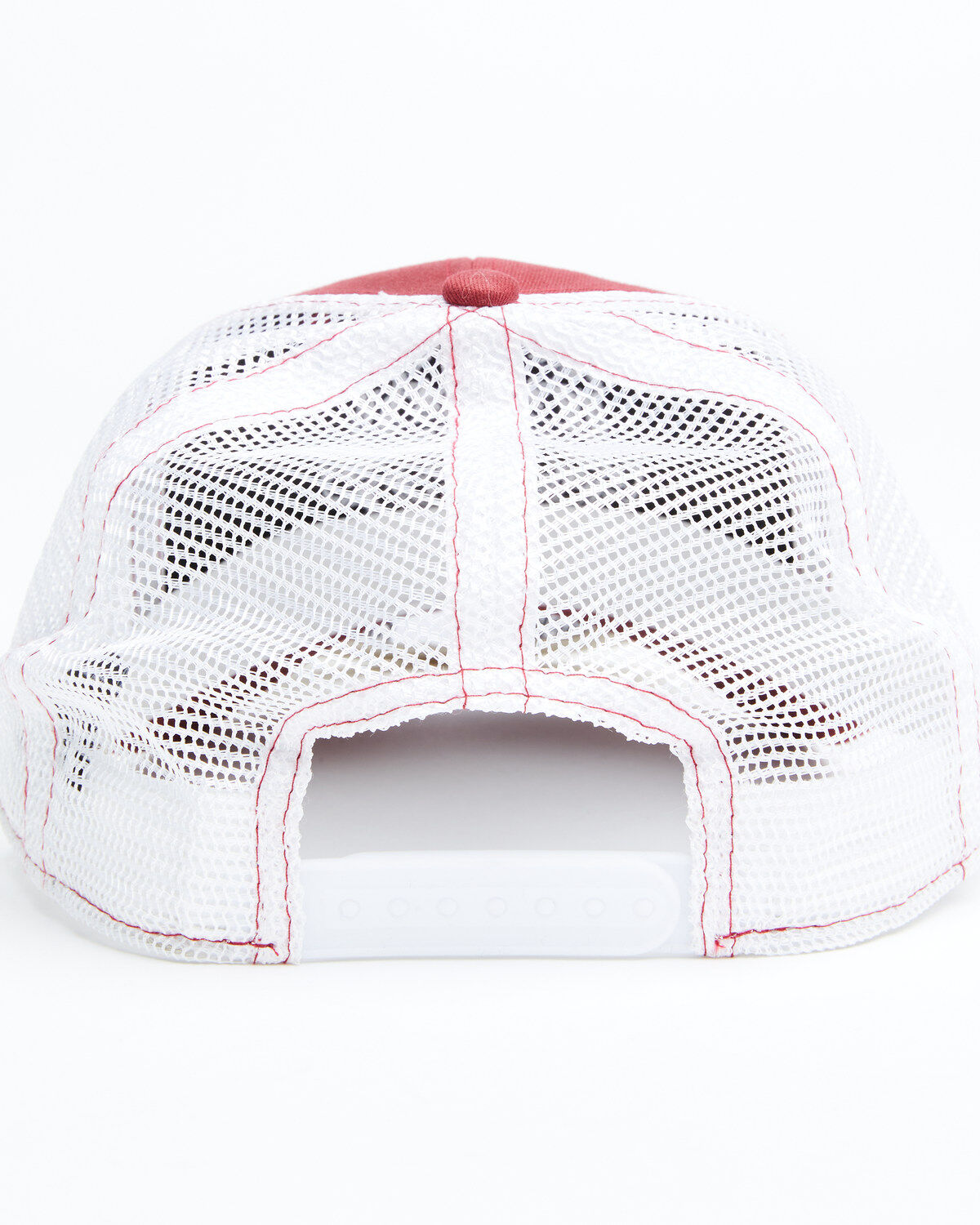 Image #3 - Moonshine Spirit Men's Red Horseshoe Embroidered Mesh-Back Ball Cap, Red, hi-res
