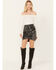 Image #1 - Molly Bracken Women's Faux Wrap Sequins Mini Skirt, , hi-res